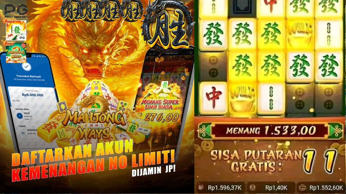 Perputaran Pola Mahjong 30 Kali Pecah 1 Layar